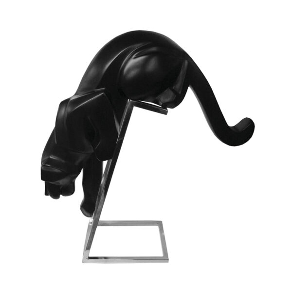 ESCULTURA CHARLOTE PRETO C/ PRATA