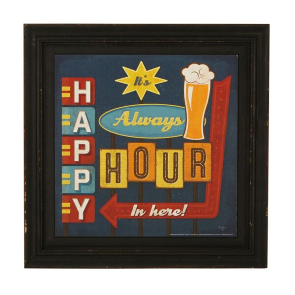 Quadro vintage happy hour